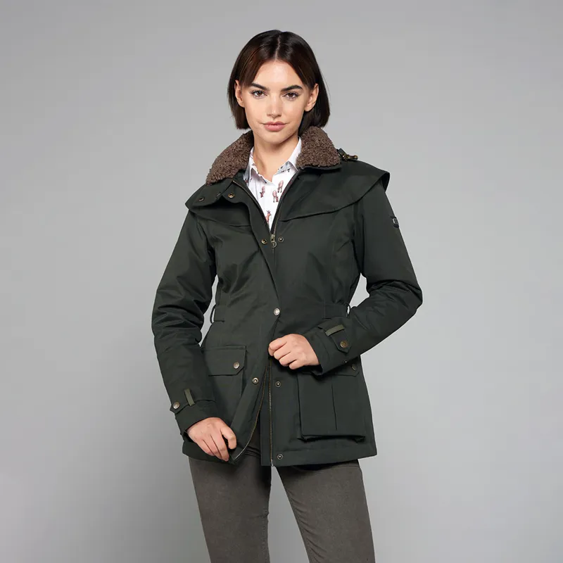 Toggi Portobello Waterproof Coat Ladies in Dark Green
