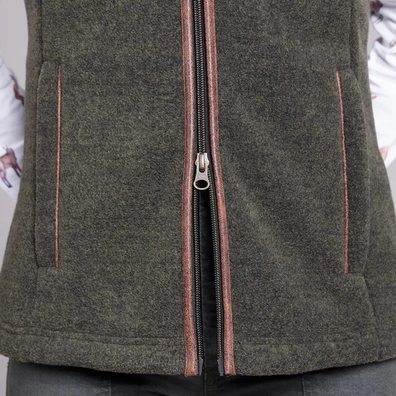 Toggi Regent Fleece Gilet Ladies in Forest Green-6