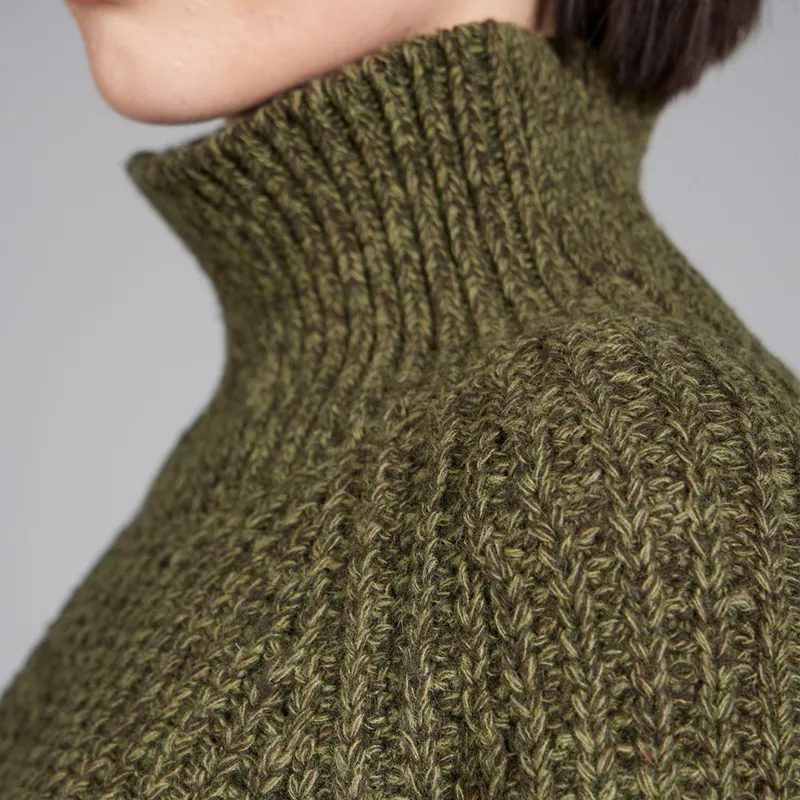 Toggi Ruislip Chunky Knit Sweater Ladies in Olive Green-5