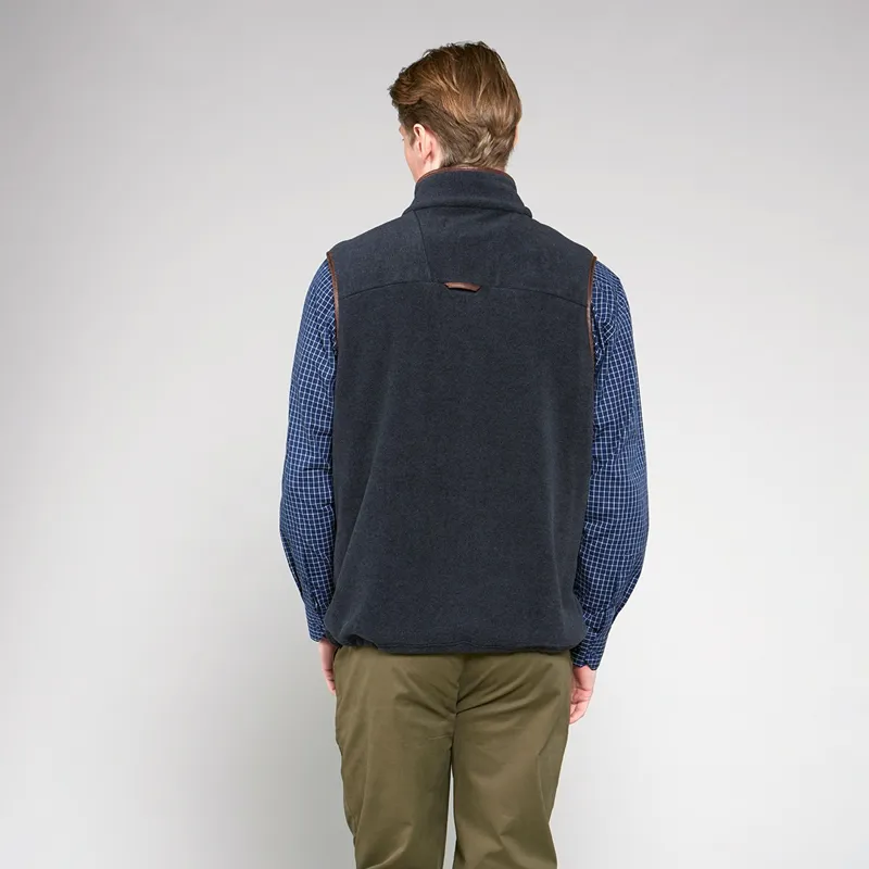 Toggi Tudor Fleece Gilet Mens in Midnight Navy-3