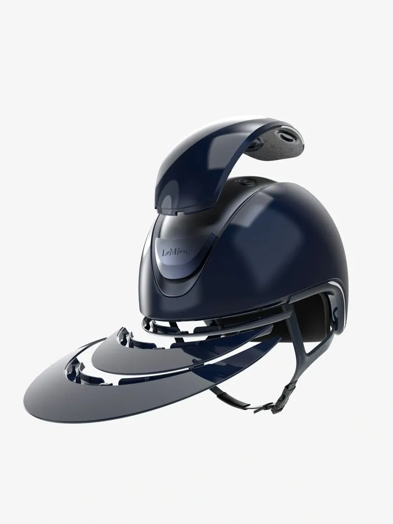 LeMieux Verv Competition Helmet in Matte Navy-3