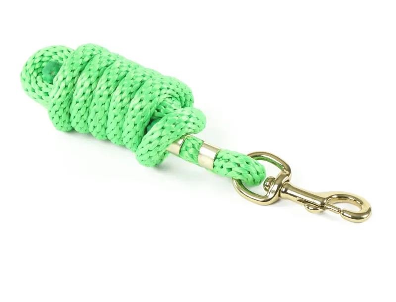Shires Topaz Lead Rope in Green - WEB EXCLUSIVE