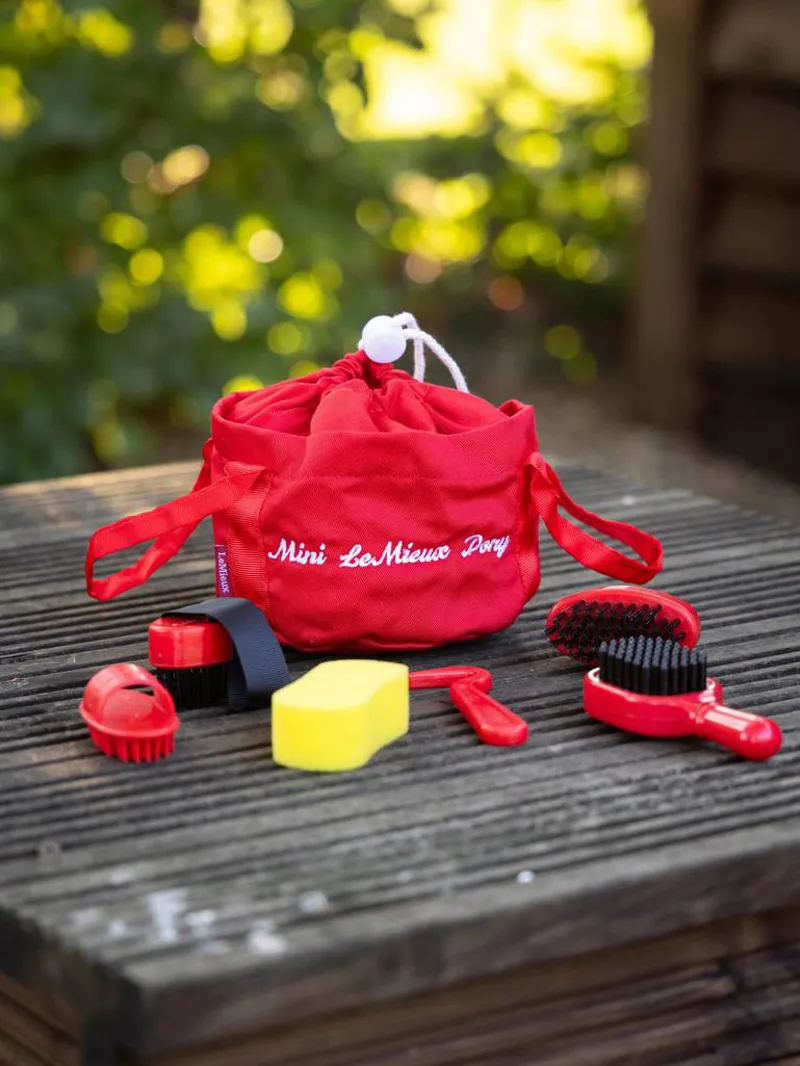 LeMieux Toy Pony Grooming Kit in Chilli-3