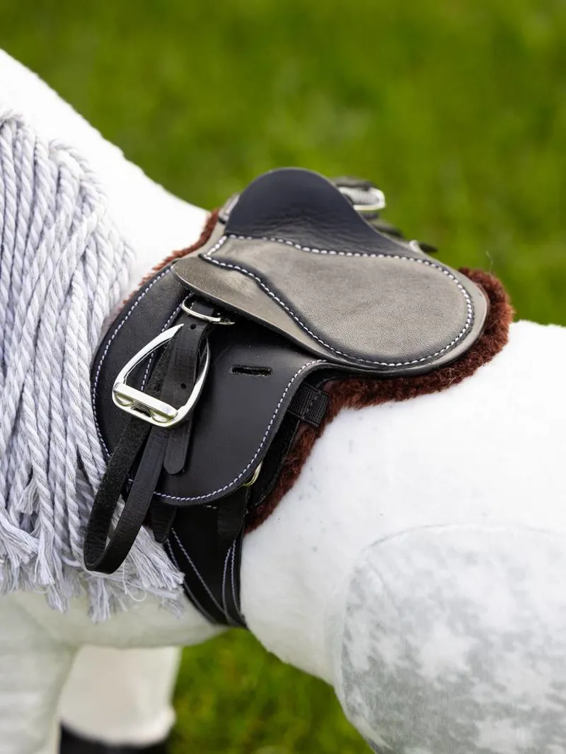 LeMieux Toy Pony Showing Numnah in Brown-2