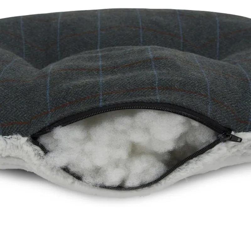 Petface Twilight Tweed Oval Dog Cushion-4
