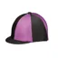 Hy Equestrian Two Tone Lycra Hat Silk in Black/Purple - WEB EXCLUSIVE