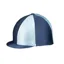 Hy Equestrian Two Tone Lycra Hat Silk in Navy/Blue - WEB EXCLUSIVE