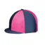 Hy Equestrian Two Tone Lycra Hat Silk in Navy/Pink - WEB EXCLUSIVE