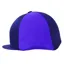 Hy Equestrian Two Tone Hat Silk in Navy/Purple - WEB EXCLUSIVE