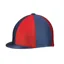 Hy Equestrian Two Tone Lycra Hat Silk in Navy/Red - WEB EXCLUSIVE