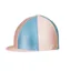 Hy Equestrian Two Tone Lycra Hat Silk in Pink/Blue - WEB EXCLUSIVE
