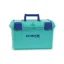 Shires EZI-GROOM Two-Tone Tack Box in Green/Blue