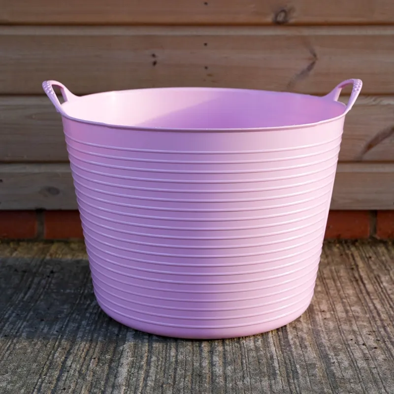 Red Gorilla Tubtrug Flexi Bucket Large in Soft Pink-1