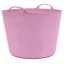 Red Gorilla Tubtrug Flexi Bucket Large in Soft Pink