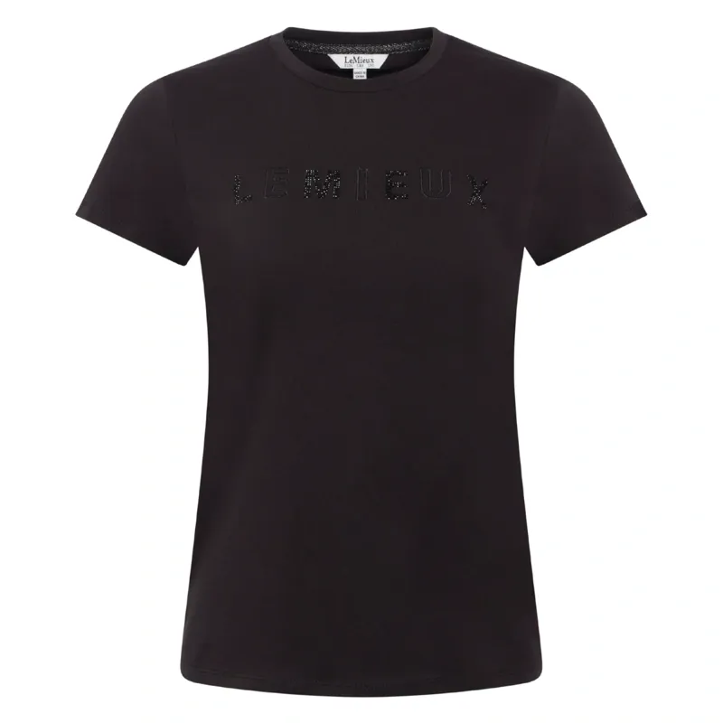 LeMieux Brilliance T-Shirt Ladies in Black-1