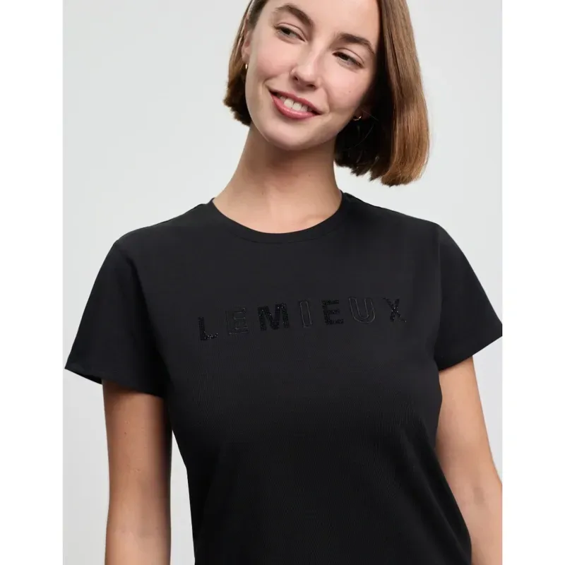 LeMieux Brilliance T-Shirt Ladies in Black-2