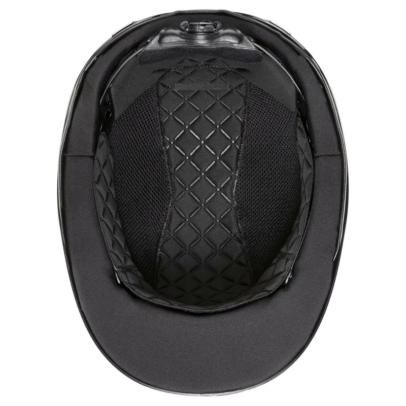 Uvex Exxeed Shiny Chrome Riding Helmet in Black-3