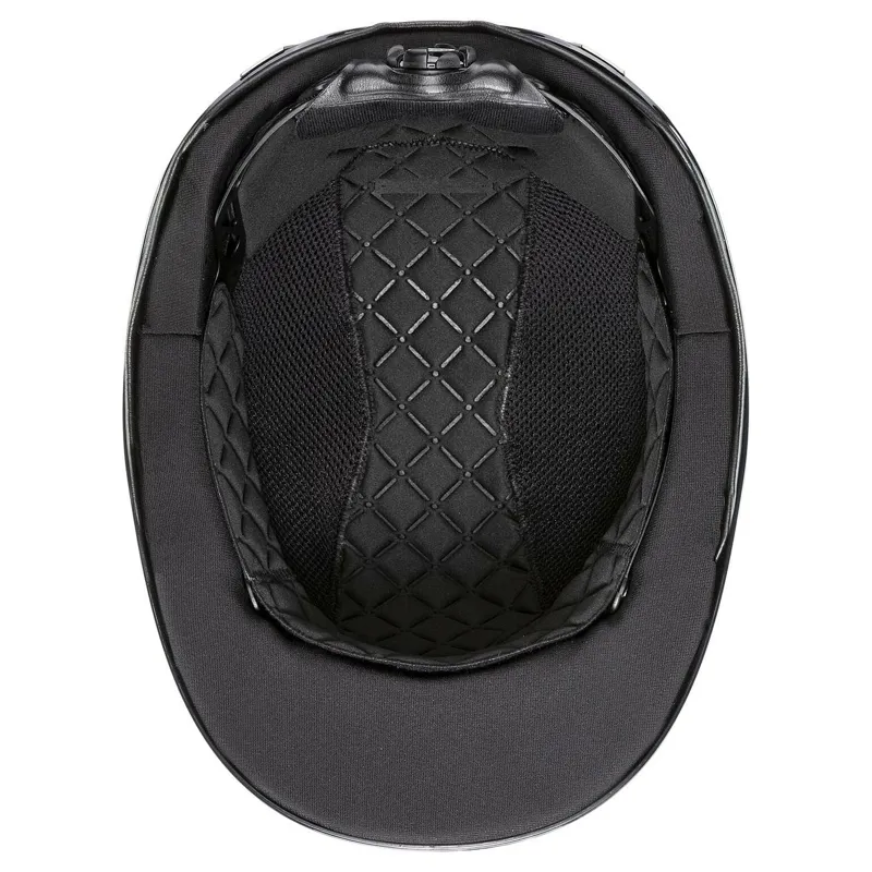 Uvex Exxeed Shiny Chrome Riding Helmet in Navy-3