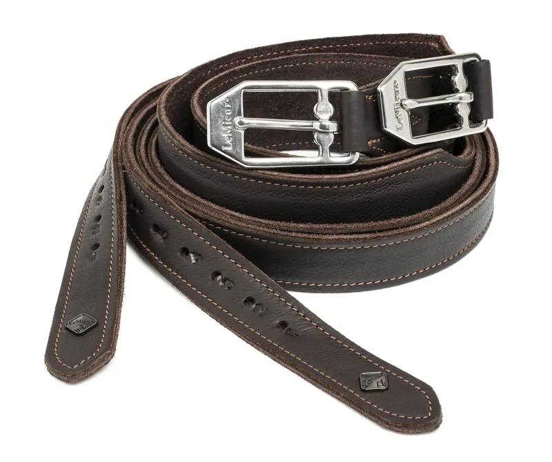 LeMieux Vector Pro Stirrup Leathers in Brown