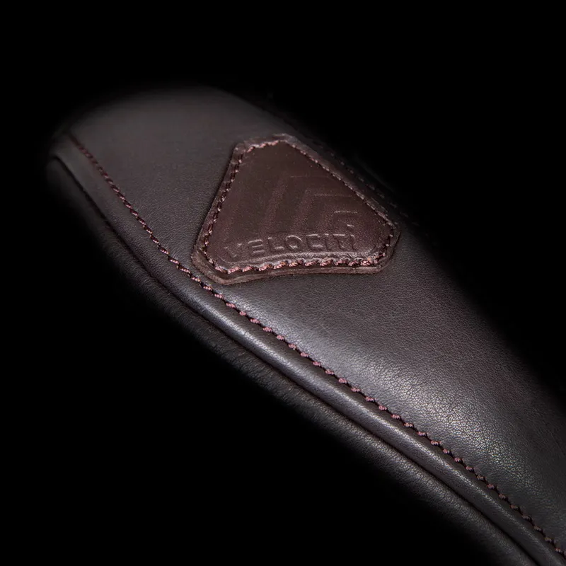 Velociti RAPIDA Comfort Leather Headcollar in Havana-3