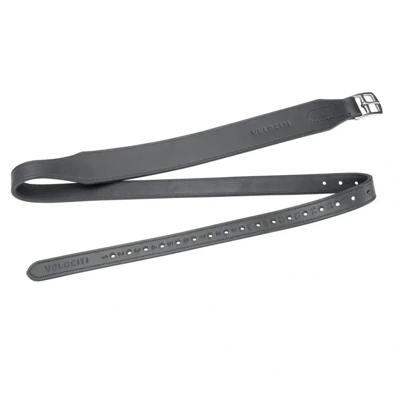 Velociti RAPIDA Wide Stirrup Leathers in Black