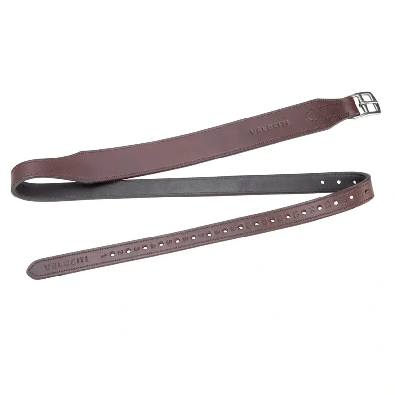 Velociti RAPIDA Wide Stirrup Leathers in Havana