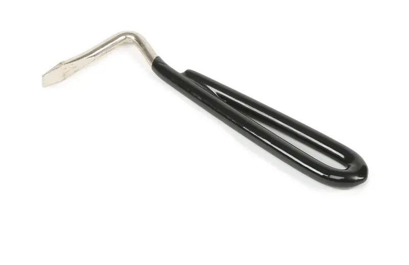 Shires EZI-GROOM Pear Shaped Hoof Pick in Black
