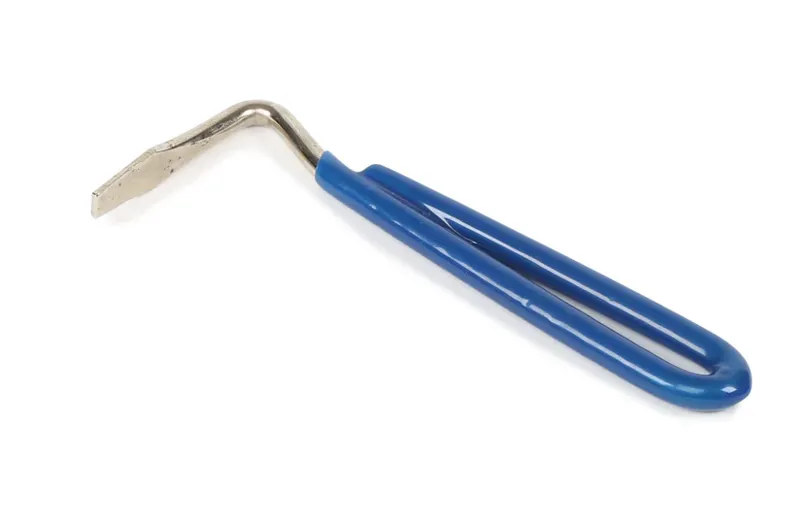 Shires EZI-GROOM Pear Shaped Hoof Pick in Blue