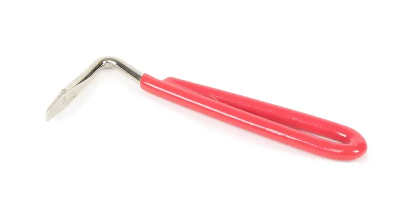 Shires EZI-GROOM Pear Shaped Hoof Pick in Pink