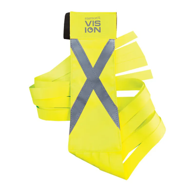 Equetech Hi-Vis Vision Tail Tassels in Yellow