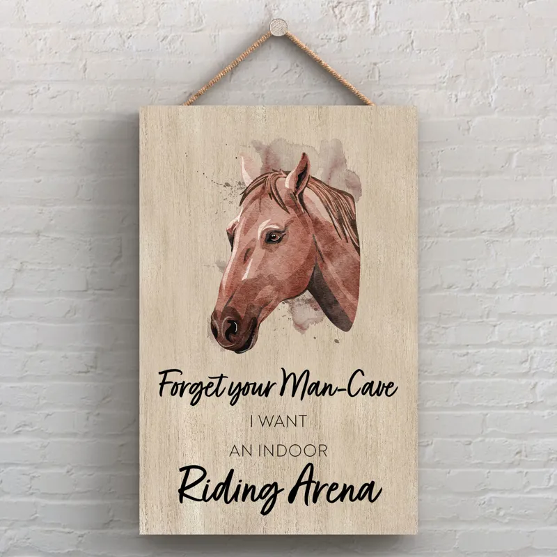 Vivid Squid 'Forget your Man Cave' Hanging Plaque