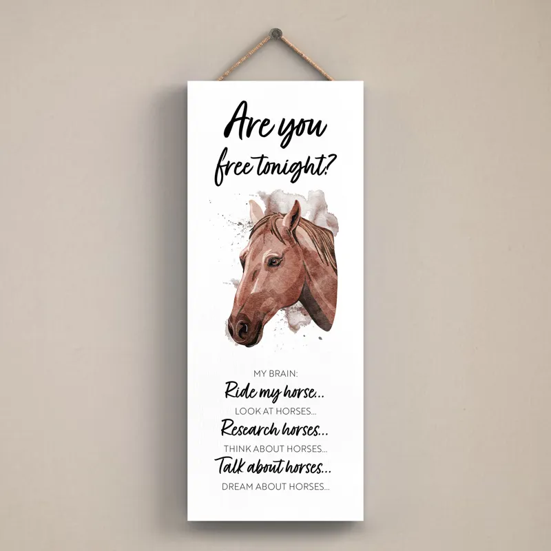 Vivid Squid 'Spare Time' Hanging Plaque