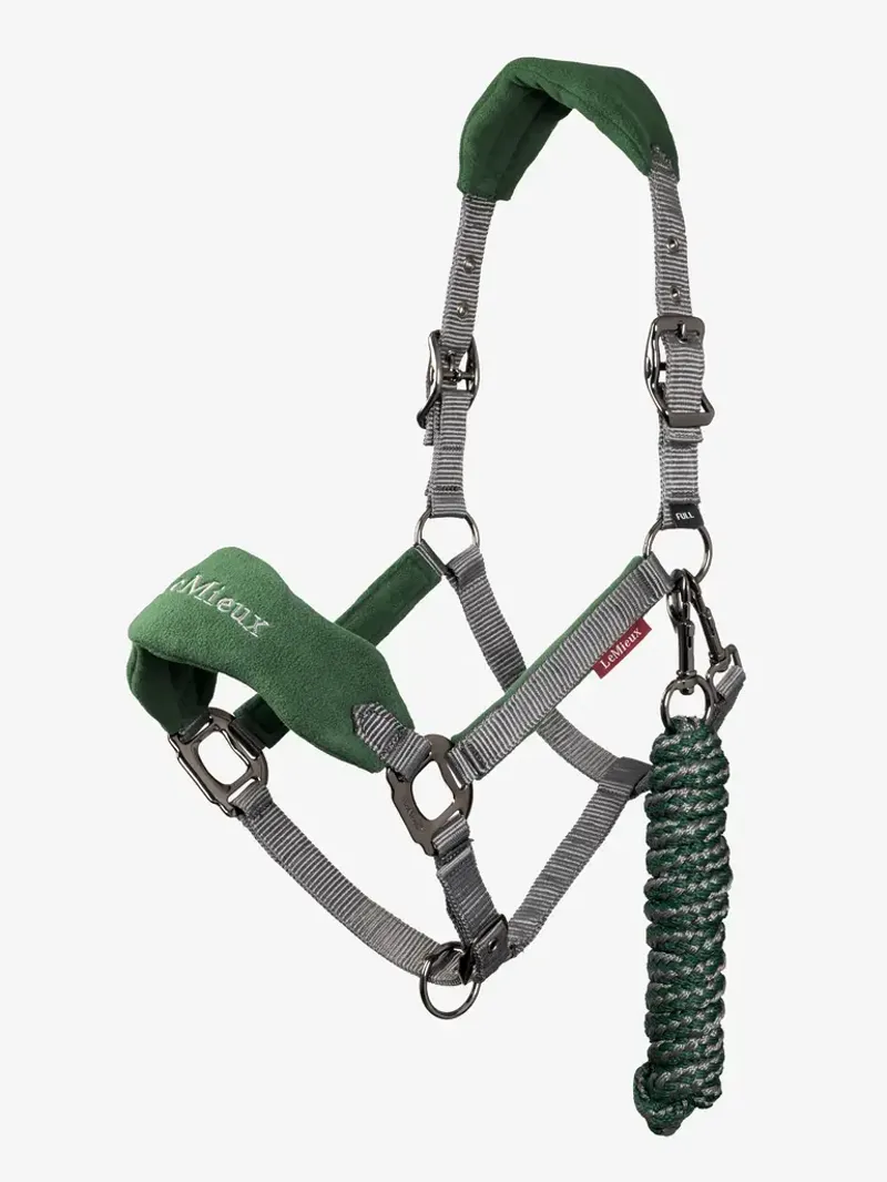 LeMieux Vogue Headcollar and Leadrope in Hunter Green