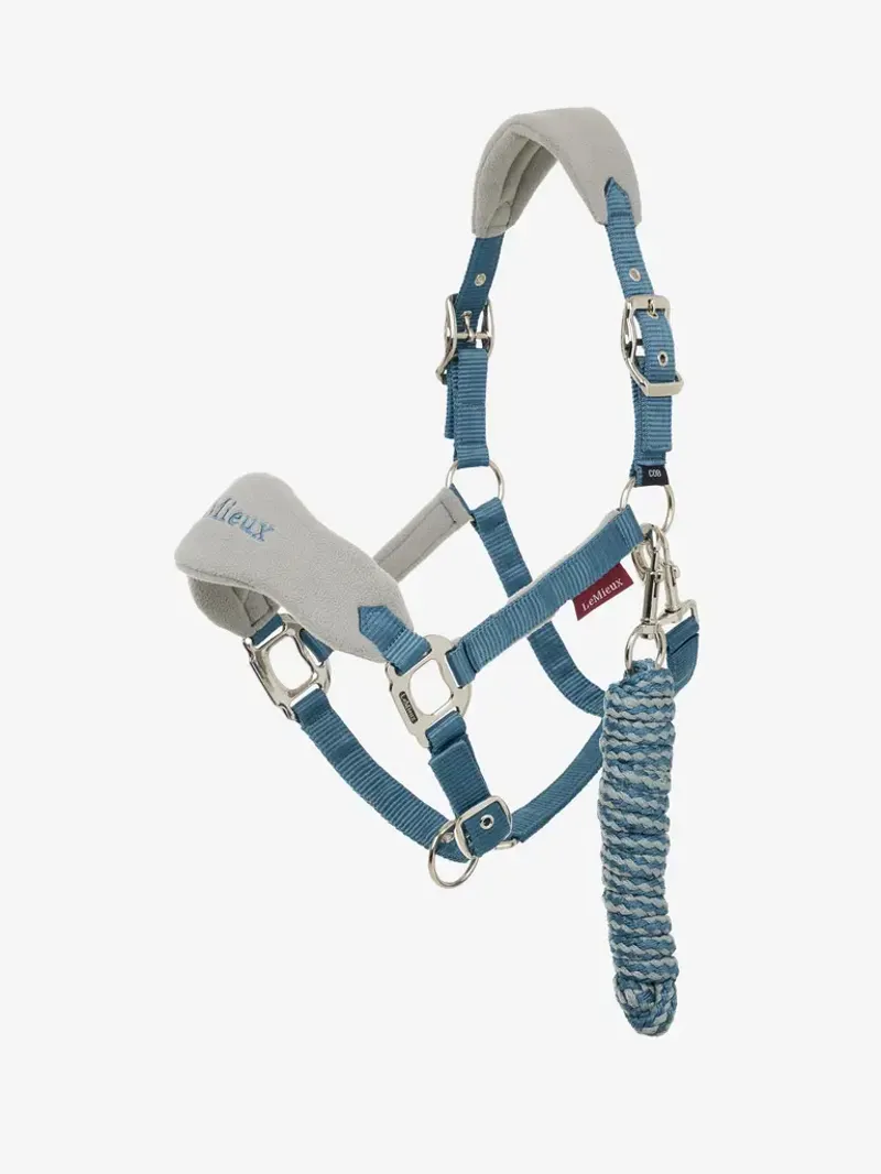 LeMieux Vogue Headcollar and Leadrope in Ice Blue