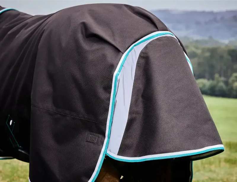 Weatherbeeta ComFiTec Ultra Combi 100g Turnout Rug in Charcoal-4