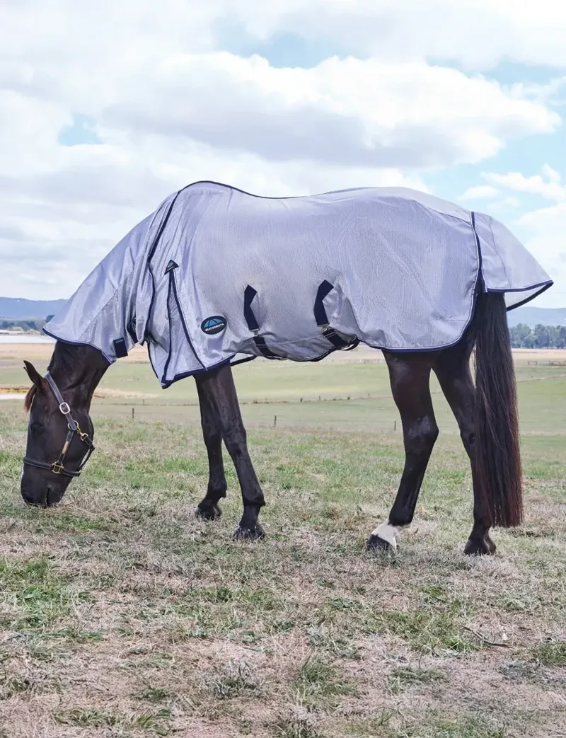 Weatherbeeta ComFiTec Hexi Shield Combo Fly Sheet - Silver-11