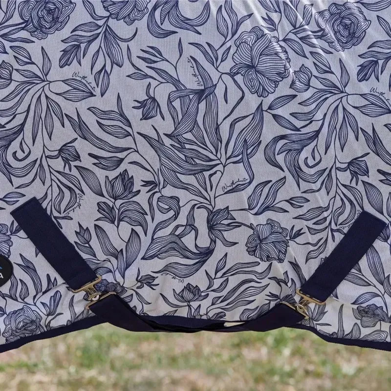 Weatherbeeta ComFiTec Limited Edition Fly Sheet Combo - Floral Print-4