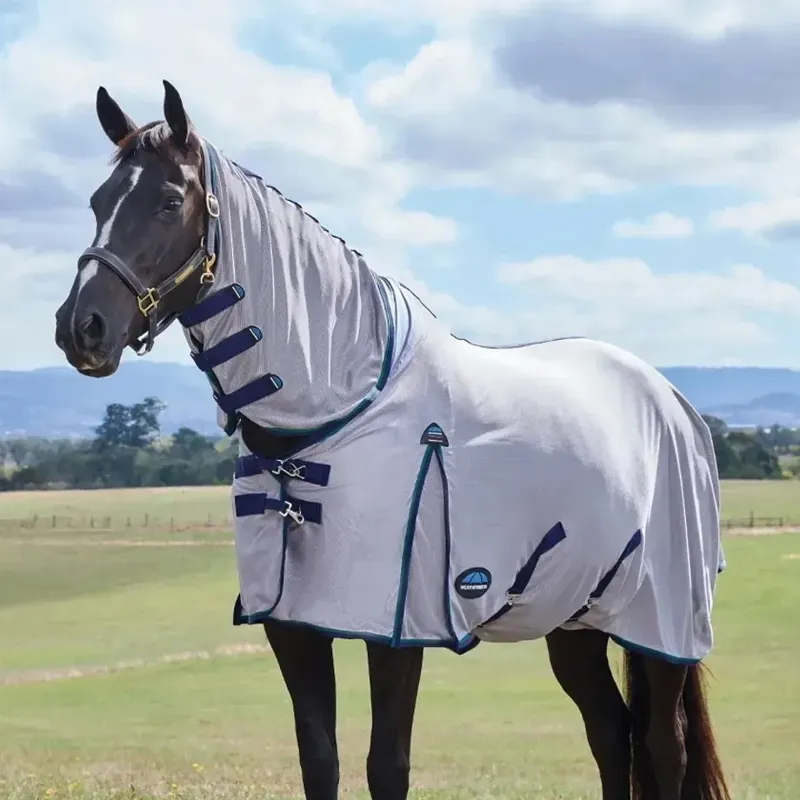 Weatherbeeta ComFiTec Zephyr Fly Sheet Combo - Grey and Navy
