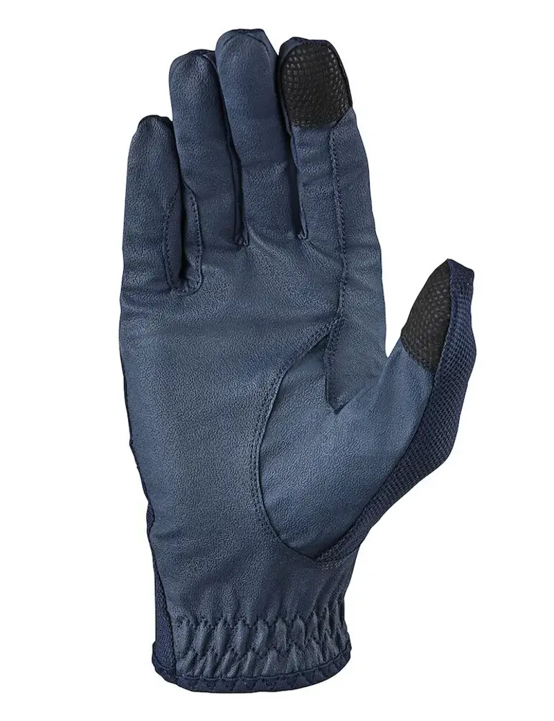 Dublin Pull On Cool Mesh Riding Gloves in Navy-1