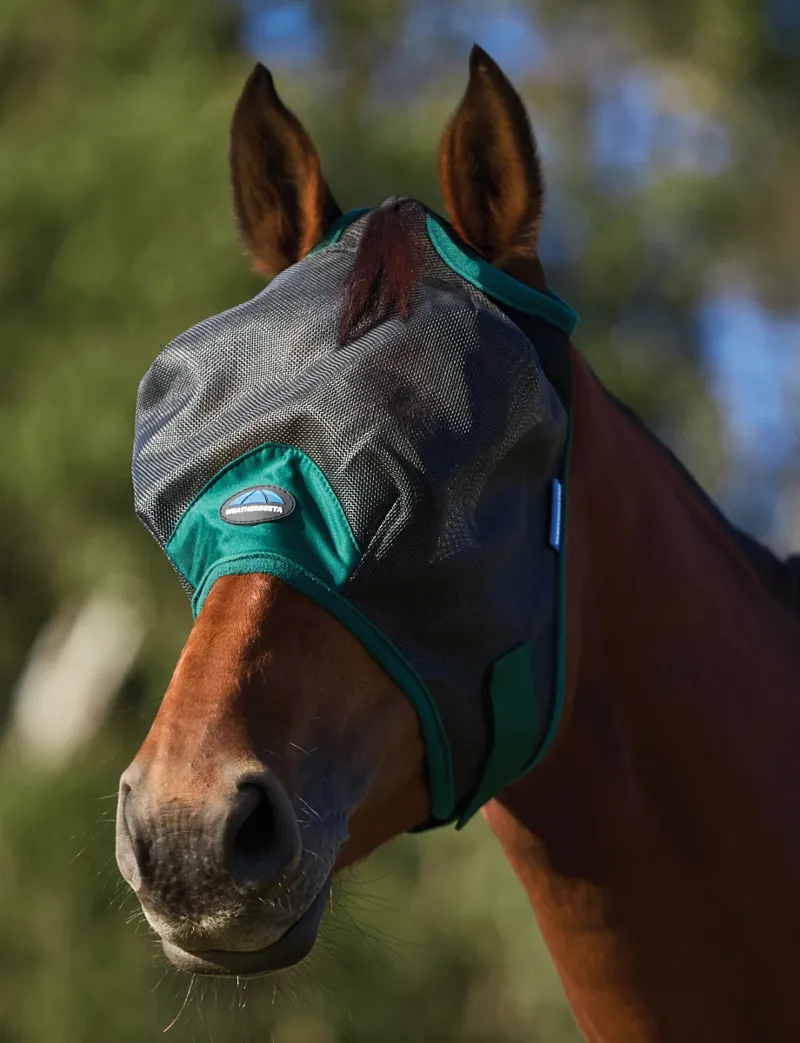Weatherbeeta ComFiTec Durable Mesh Fly Mask in Black