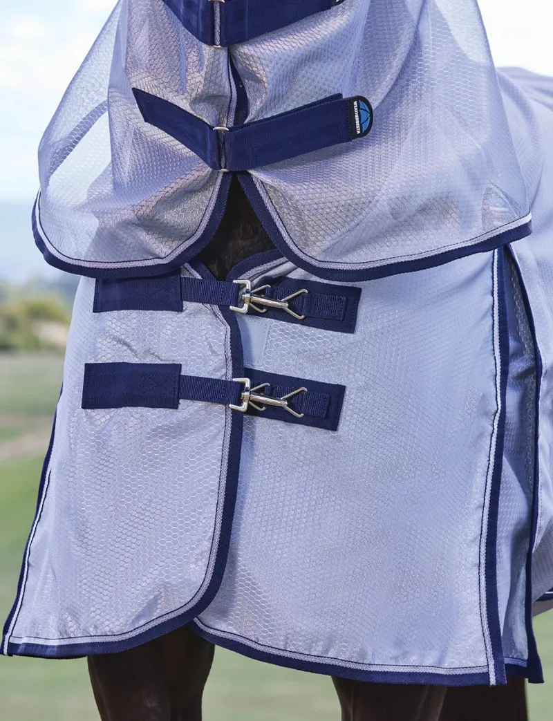 Weatherbeeta ComFiTec Hexi Shield Combo Fly Sheet in Silver-1