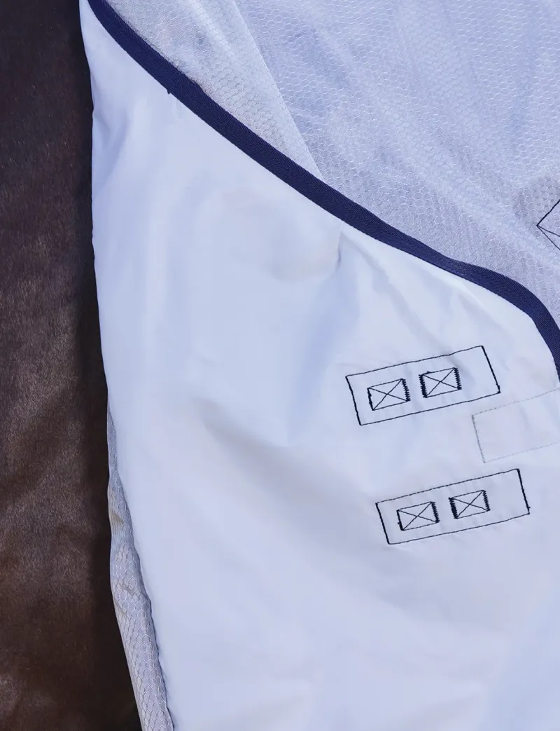 Weatherbeeta ComFiTec Hexi Shield Combo Fly Sheet in Silver-4