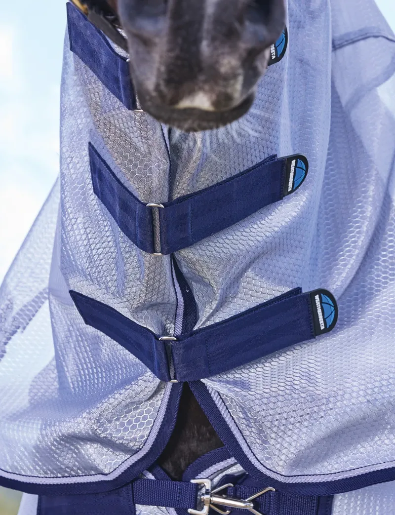 Weatherbeeta ComFiTec Hexi Shield Combo Fly Sheet in Silver-6