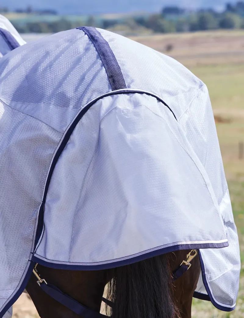 Weatherbeeta ComFiTec Hexi Shield Combo Fly Sheet in Silver-7