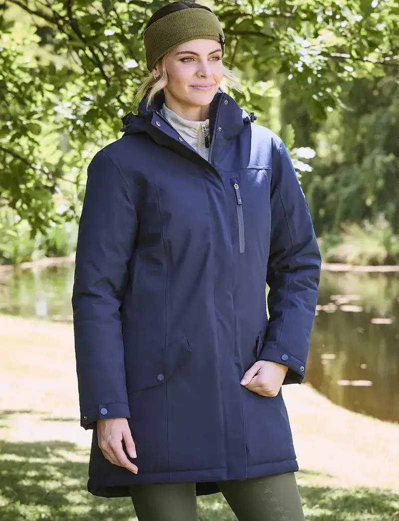 Weatherbeeta Kyla II Waterproof Jacket Ladies in Navy Iris-4