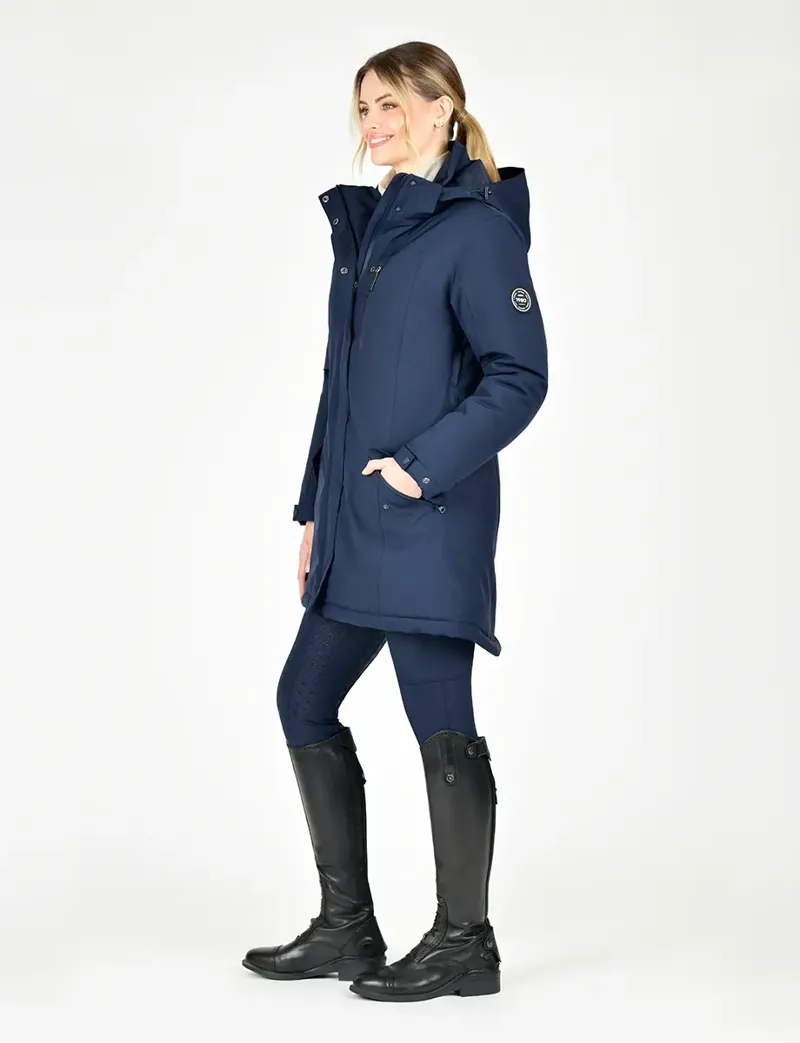 Weatherbeeta Kyla II Waterproof Jacket Ladies in Navy Iris-3