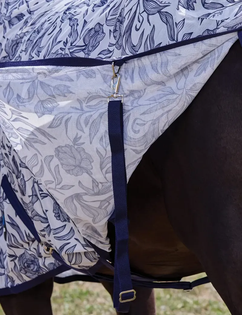 Weatherbeeta ComFiTec Limited Edition Fly Sheet Combo - Floral Print-8