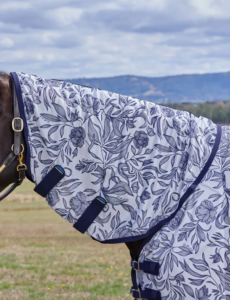 Weatherbeeta ComFiTec Limited Edition Fly Sheet Combo in Floral Print-4