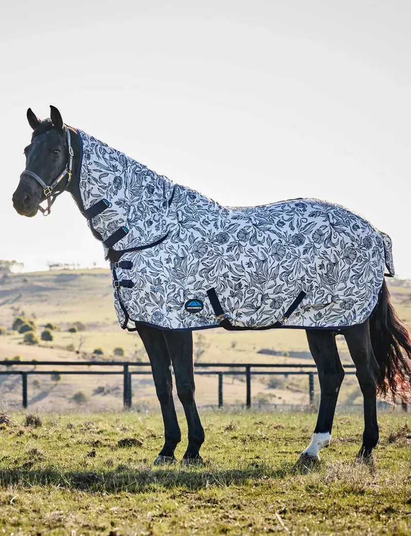 Weatherbeeta ComFiTec Limited Edition Fly Sheet Combo in Floral Print-2