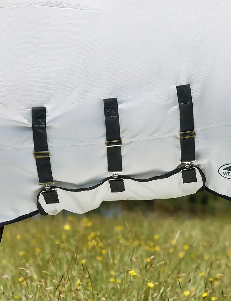 Weatherbeeta ComFiTec Sweet Itch Shield Fly Sheet Combo - White-7